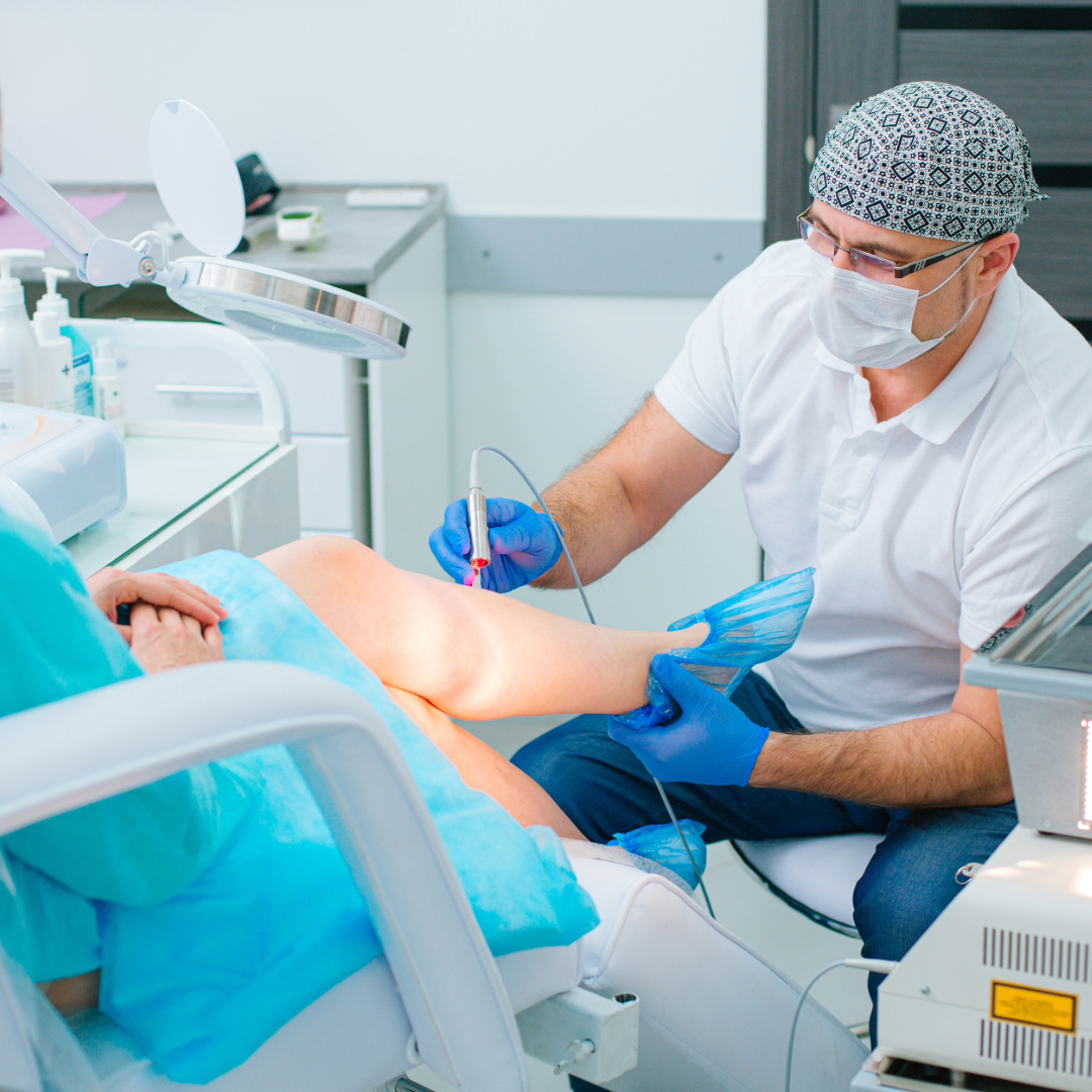 Doctor assisting patient: how to prepare for vein and vascular procedures